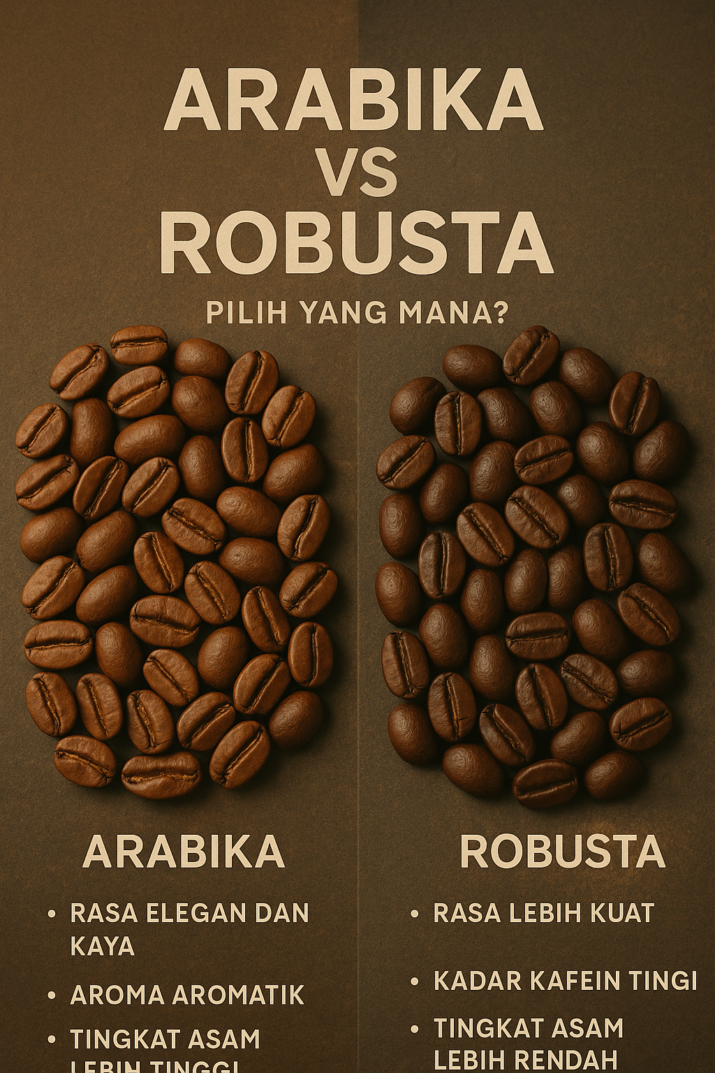 Arabika vs Robusta? Pilih yang Mana?